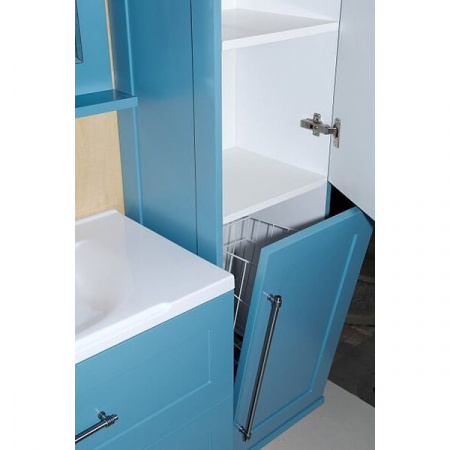 Шкаф-пенал Misty Марта 35 R голубой матовый