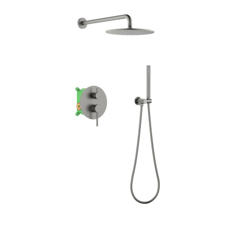 Встраиваемая душевая система TIMO Saona SX-2369/18SM, черное золото