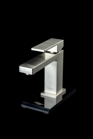 Cмеситель для раковины Boheme Qubic Brushed Nickel 471-NB
