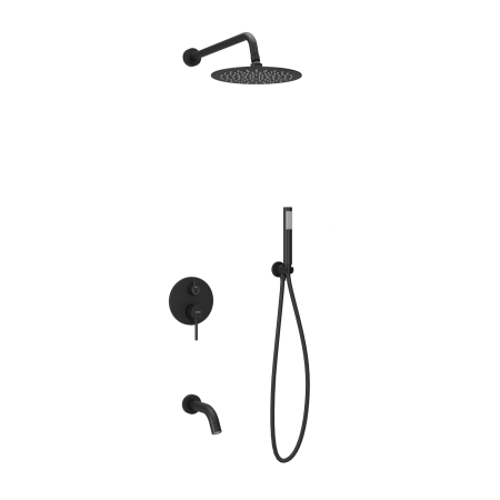 Душевой комплект SANCOS Select встраиваемый для душа, цвет черный матовый, арт. SC3004MB