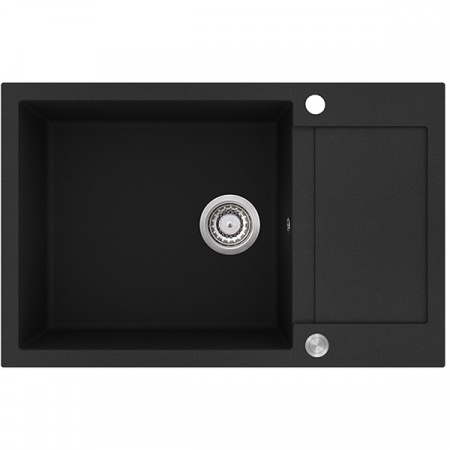 Кухонная мойка AquaSanita Tesa plus SQT 105 601 AW black metallic