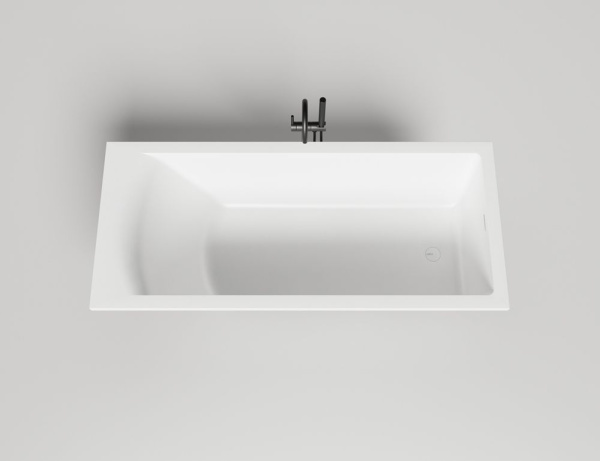 Ванна встраиваемая Salini CASCATA KIT 180x80, S-Sense, матовый белый 104513M