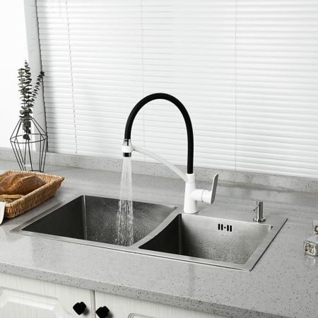 Смеситель для кухни Gappo G48 G4048-8 с гибким изливом