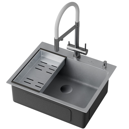 Кухонная мойка Roxen Snake 50 (текстурное покрытие)