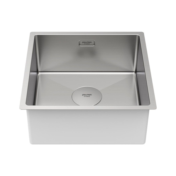 Мойка Paulmark NEXT 44 UNI PM214444-BS 440х440х200 мм, нержавеющая сталь, нержавеющая сталь