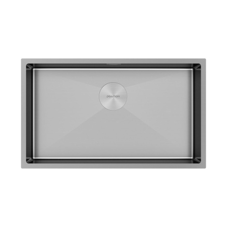 Мойка Paulmark NEXT 74 UNI PM217444-BS 440х740х200 мм, нержавеющая сталь, нержавеющая сталь