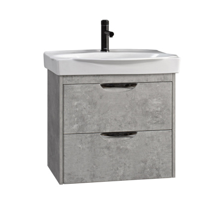 Тумба под умывальник Belux подвесная Нёман 65-02 Бетон светлый