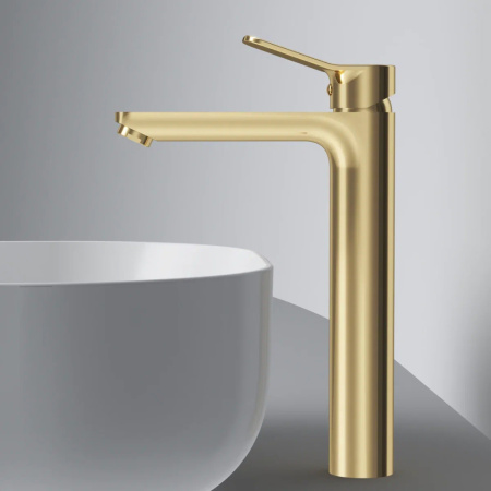 F85A92099 X-Joy Смеситель для умывальника AM.PM высокий, золото