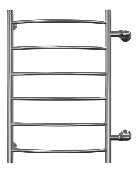 Полотенцесушитель Арго Классик 2  50-80 1", 6 перекладин (К-боковое 50, Прямая), 07055