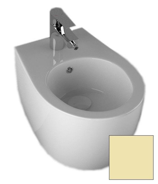 Биде ISVEA Sentimenti Neo подвесной  363*510*400 цвет слоновая кость матовый 10AR41010SV-2K