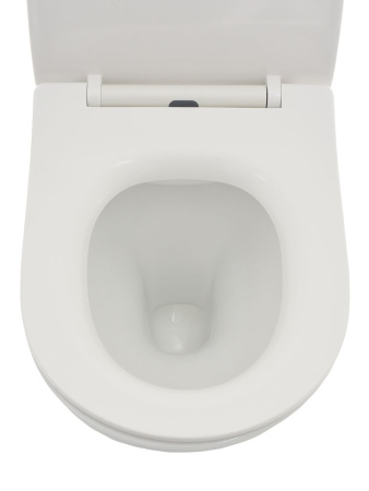 AQM2001 Унитаз подвесной с сиденьем SoftClose, технология смыва Rimless, скрытый крепеж. 515x355x365