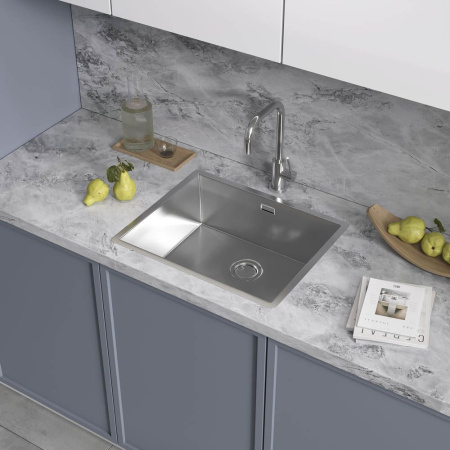 Кухонная мойка Reflexion Como RX2054SS полированная сталь