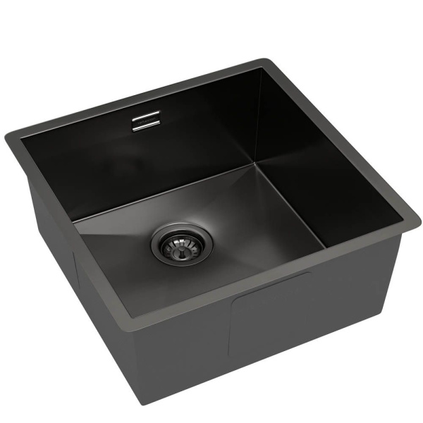Кухонная мойка Reflexion Como RX2044BL оружейная сталь