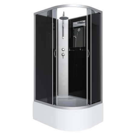 Душевая кабина Niagara Classic NG-2510-14LBKT (120х80х210) высокий поддон(40см),стекло тонированное