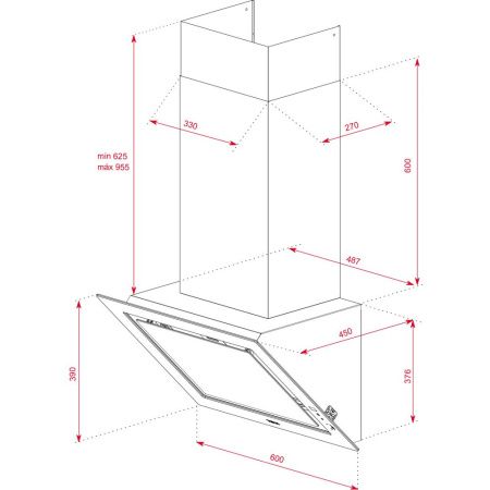 Кухонная вытяжка TEKA DLV 68660 TOS WHITE 112930025