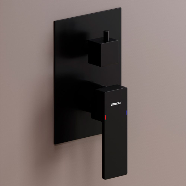 537100300 Gala Смеситель для душа Damixa монтируемый в стену, чёрный