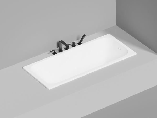 Ванна встраиваемая Salini ORLANDA KIT 160x70 покраска по RAL полностью, S-Stone, матовый 102125MF