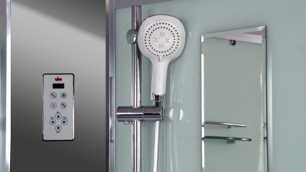 Душевая кабина Timo Comfort T-8820R Fabric Glass  120*85*220+турецкая баня хамам