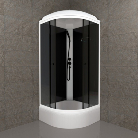 Душевая кабина Тритон Щ0000067303  Грэй-Блэк 90*90 В