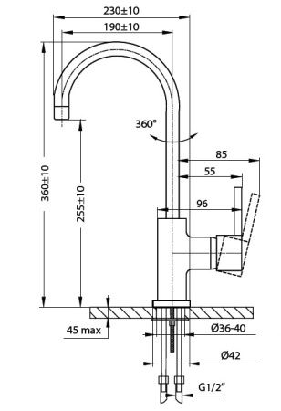 Смеситель для мойки Ahti Satakunta SK103011