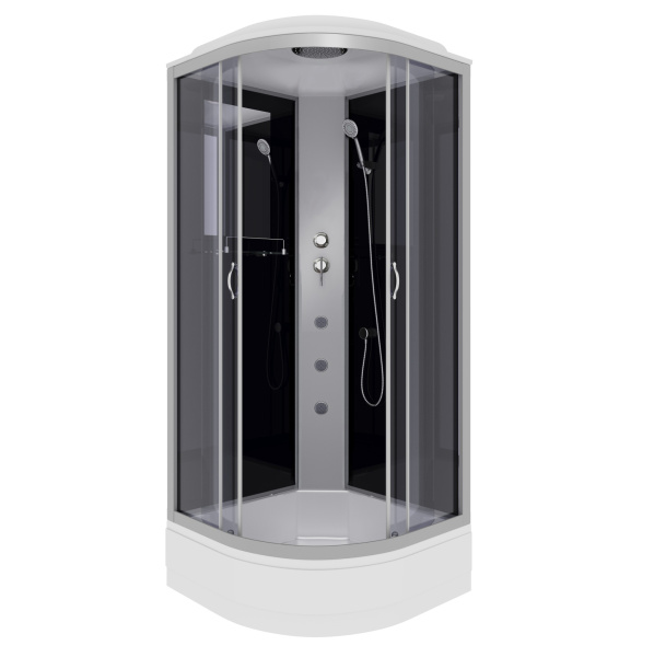 Душевая кабина Niagara Classic NG-2309-14P (100х100х215) высокий поддон(40см),стекло матовое