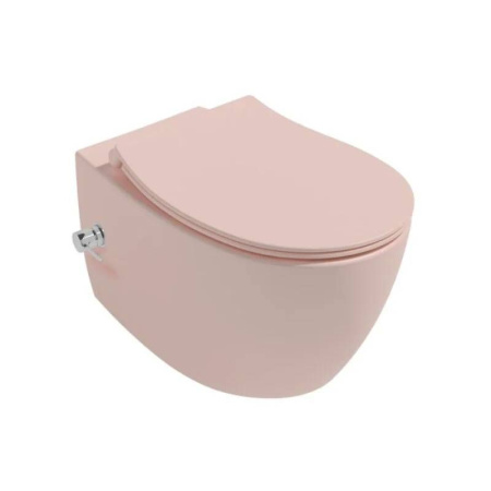 Унитаз подвесной безободковый ISVEA Sentimenti Neo с функцией биде лососевый матовый 10ARS1015I-2S