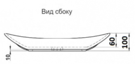 Раковина накладная CeramaLux 78123B