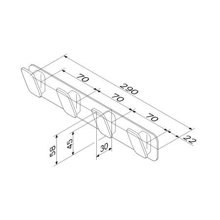 Набор крючков для полотенец AM.PM Inspire 2.0 A50A35900