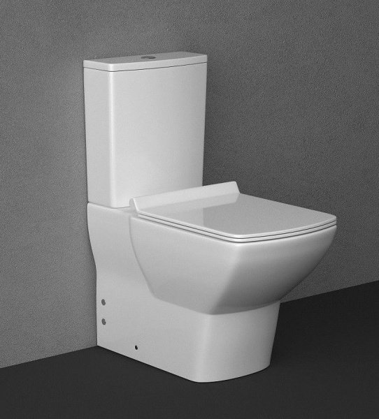 Унитаз ISVEA Soluzione напольный 345*645*400 белый c бачком и сиденьем с крышкой с микролифтом 10SZ04002SV/10BPS1002SV/40S40200I