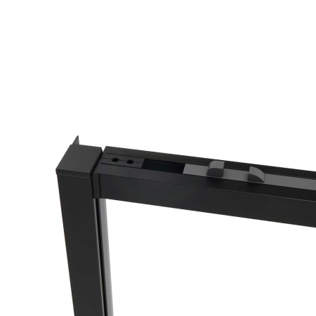 Душевой уголок Vincea Slim Soft VSR-1SS8010CLB, 1000*800, черный, стекло Прозрачный