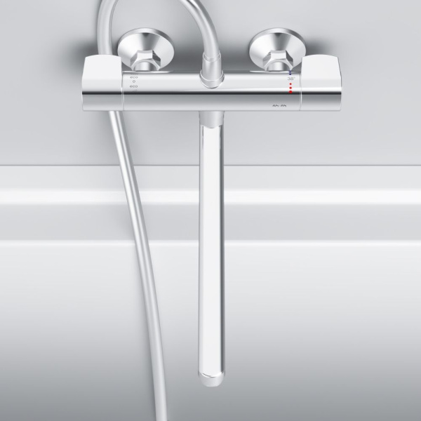 F85A50900 X-Joy, Смеситель для ванны и душа AM.PM  с ТМС с длинным изливом, хром