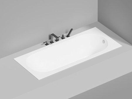 Ванна встраиваемая Salini ORNELLA 180x80, S-Sense, матовый белый 102312M