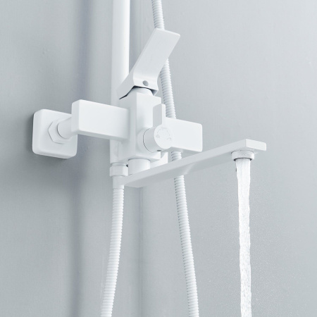 Душевая система Shevanik S6136C, белый