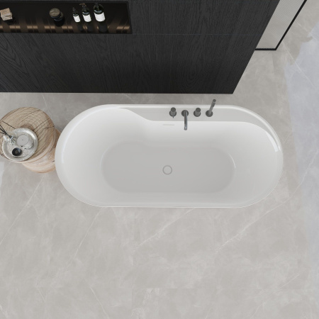 Ванна AQUAme акриловая отдельностоящая AQM3505GW-R