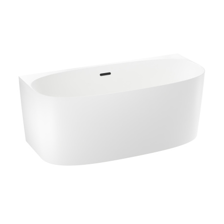 Акриловая ванна в наборе 4 в 1: пристенная ванна, ножки, экран, слив-перелив Wellsee Belle Spa 2.0 235801003