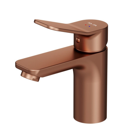 F85A02144 X-Joy Смеситель для умывальника AM.PM излив 100 мм, роз. золото