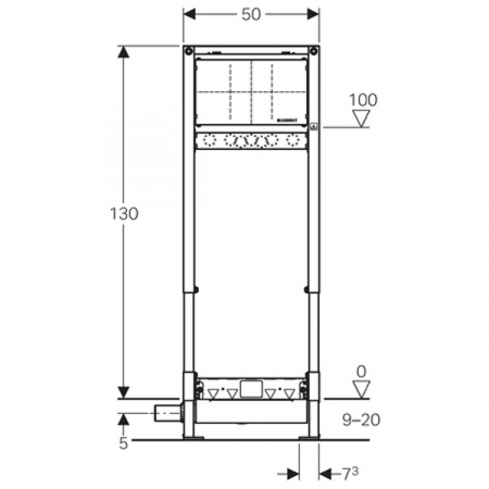 Душевой трап для душевой системы Geberit Duofix 111.580.00.1