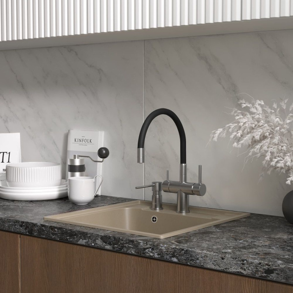 Кухонная мойка Reflection Etude RF0353BE, бежевый