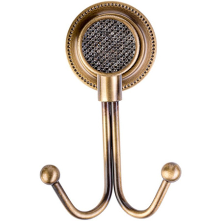 Двойной крючок Boheme Royal Cristal 10926-BR-B Бронза