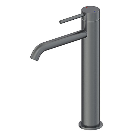 Смеситель для раковины высокий WONZON & WOGHAND, Темный графит (WW-88239017-BGM)