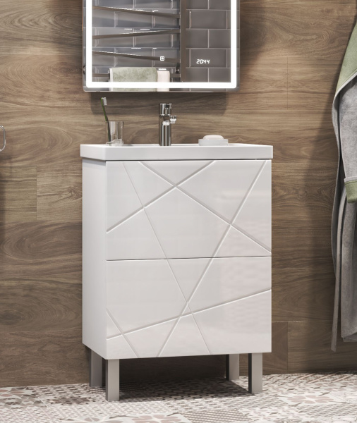 Тумба под раковину напольная VIGO Geometry tn.bsf.GEO.FOS.50.2Y, 50 см
