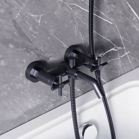 271000000 Neo Classic Graphite, Смеситель для ванны и душа AM.PM