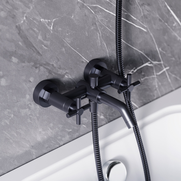 271000000 Neo Classic Graphite, Смеситель для ванны и душа AM.PM