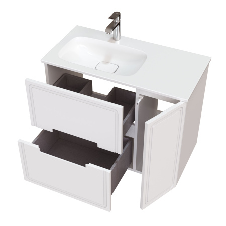 Тумба под раковину Taliente Olejo TA-MBO-90PR(L)-blanco 90 см подвесная