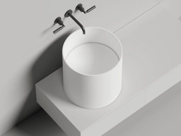 Раковина накладная Salini ARMONIA ROUND 03 покраска по RAL полностью, 130423MF