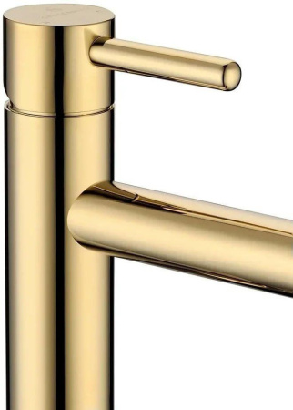Смеситель для раковины стандартный Grocenberg GB2099 Золото глянец