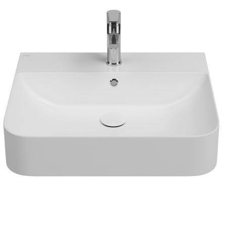 Раковина Isvea Sott'Aqua 61 см накладная цвет белый 10SQ51061SV
