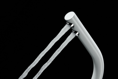 Смеситель для кухни Paulmark ESSEN Es213011-431TW, белый матовый полностью