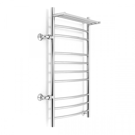 Полотенцесушитель ZorG Varta Plus c полочкой 500/1000 L500 левый