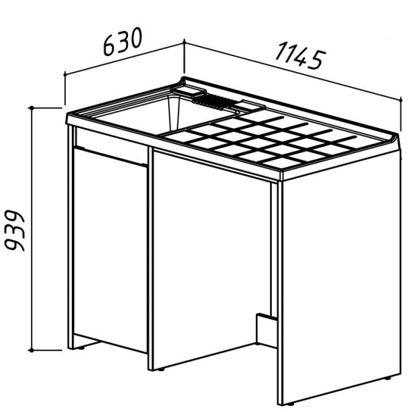 Умывальник Belux Ока О-1150-01, Белый